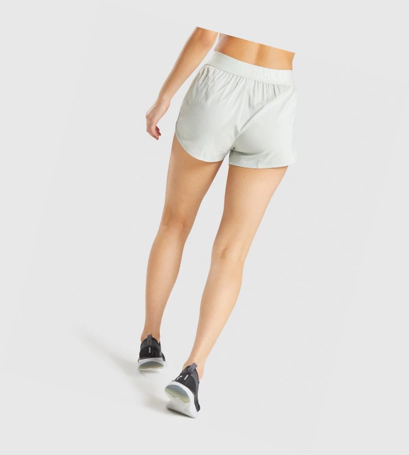 Bermudas Gymshark Entrenamiento Loose Fit Mujer Verdes Claro | WRMJAXF-04