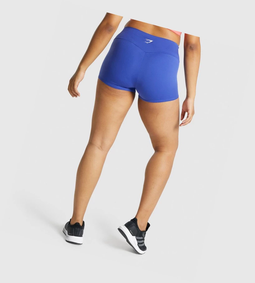 Bermudas Gymshark Entrenamiento Quad Mujer Azules Oscuro | BOFEQPY-82