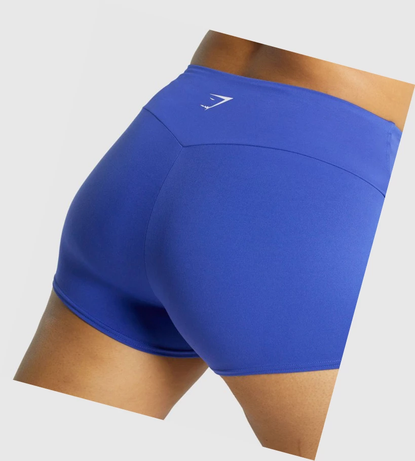 Bermudas Gymshark Entrenamiento Quad Mujer Azules Oscuro | BOFEQPY-82