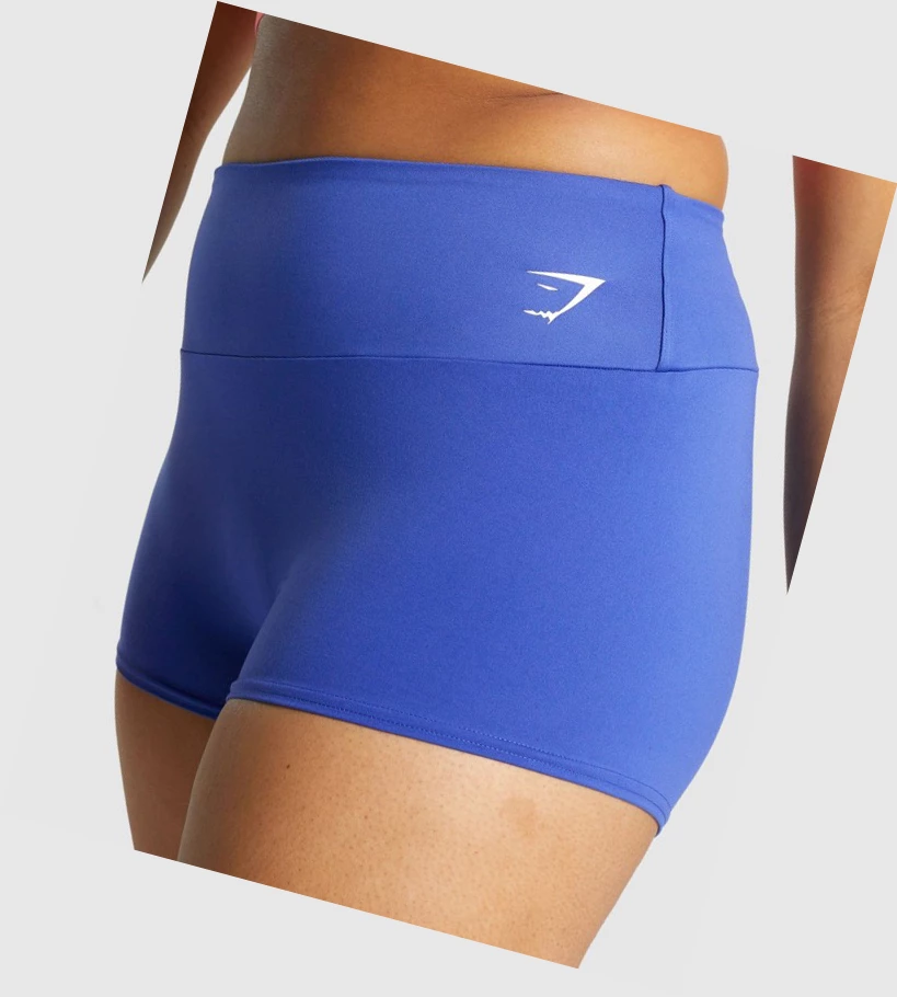 Bermudas Gymshark Entrenamiento Quad Mujer Azules Oscuro | BOFEQPY-82