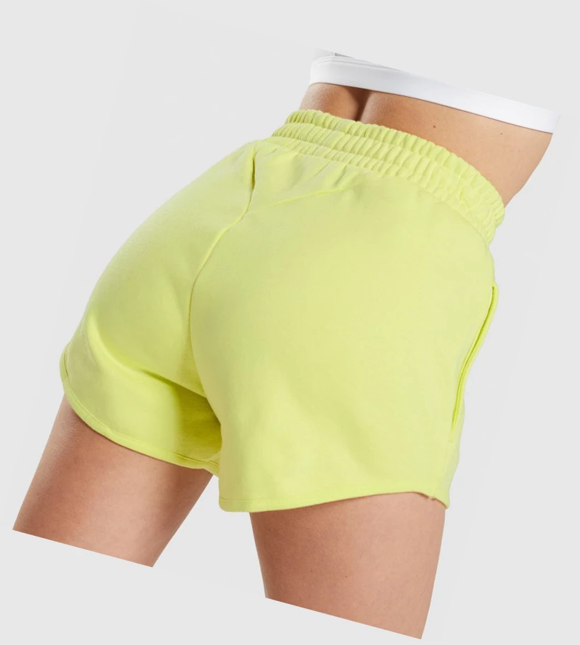 Bermudas Gymshark Entrenamiento Sweat Mujer Verdes | SGWJCKV-58