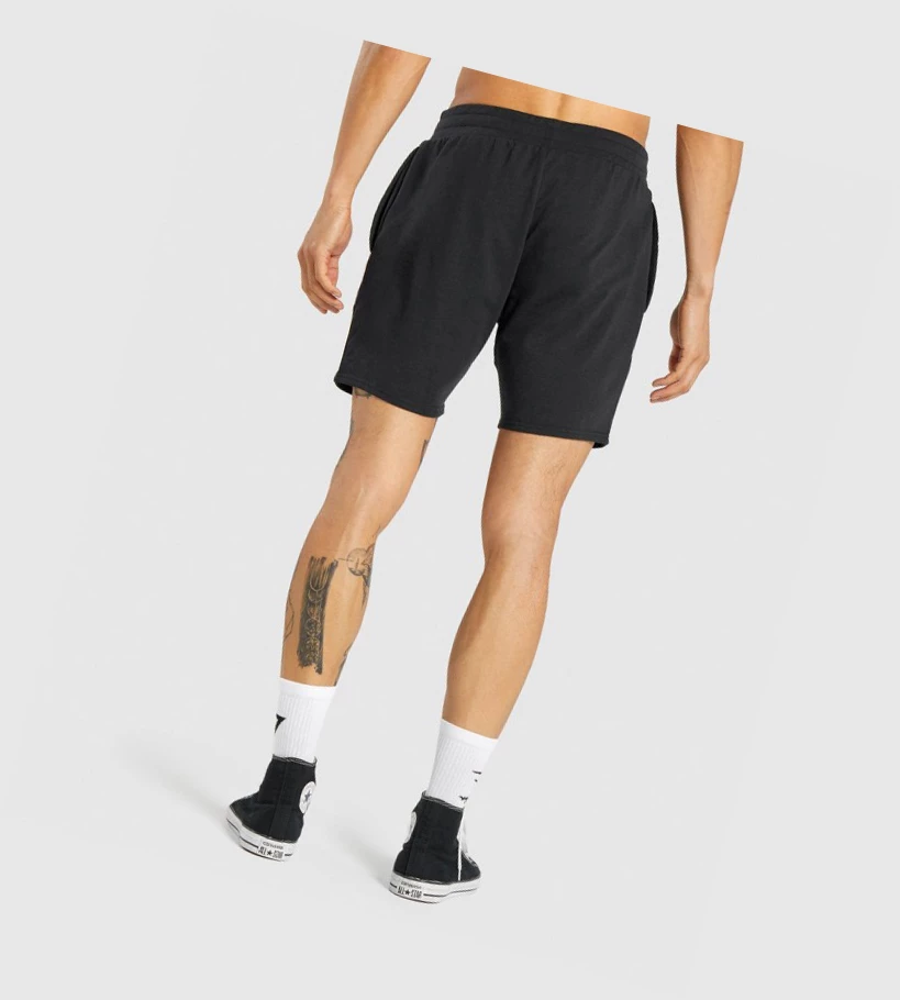 Bermudas Gymshark Essential 7ﾔ Hombre Negros | OIXLDGH-65