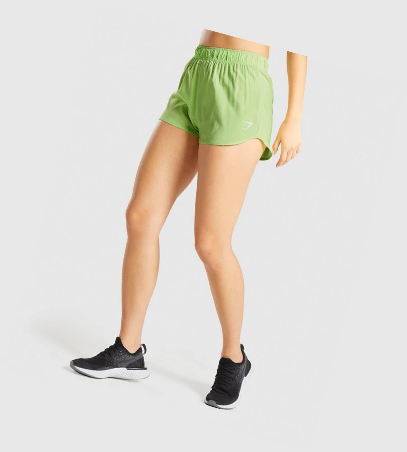 Bermudas Gymshark Essential Loose Entrenamiento Mujer Verdes | CGIMQBP-15