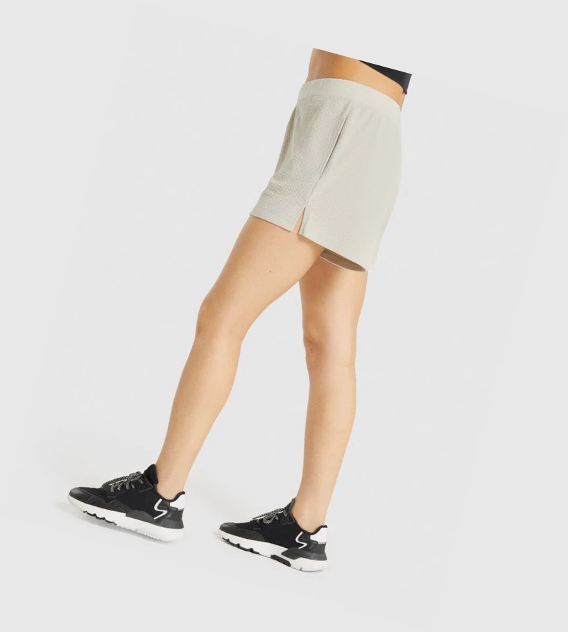 Bermudas Gymshark Pause Loose Mujer Grises | BUVEOYL-51