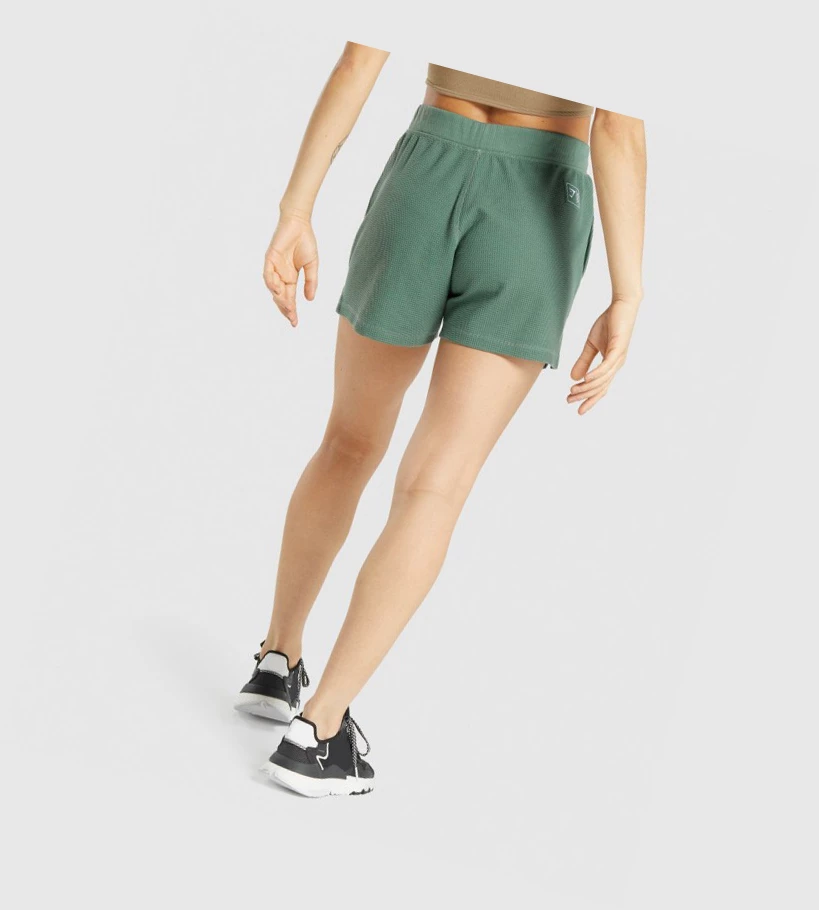 Bermudas Gymshark Pause Loose Mujer Verdes | VFYXIHJ-94