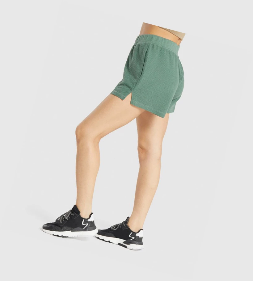 Bermudas Gymshark Pause Loose Mujer Verdes | VFYXIHJ-94