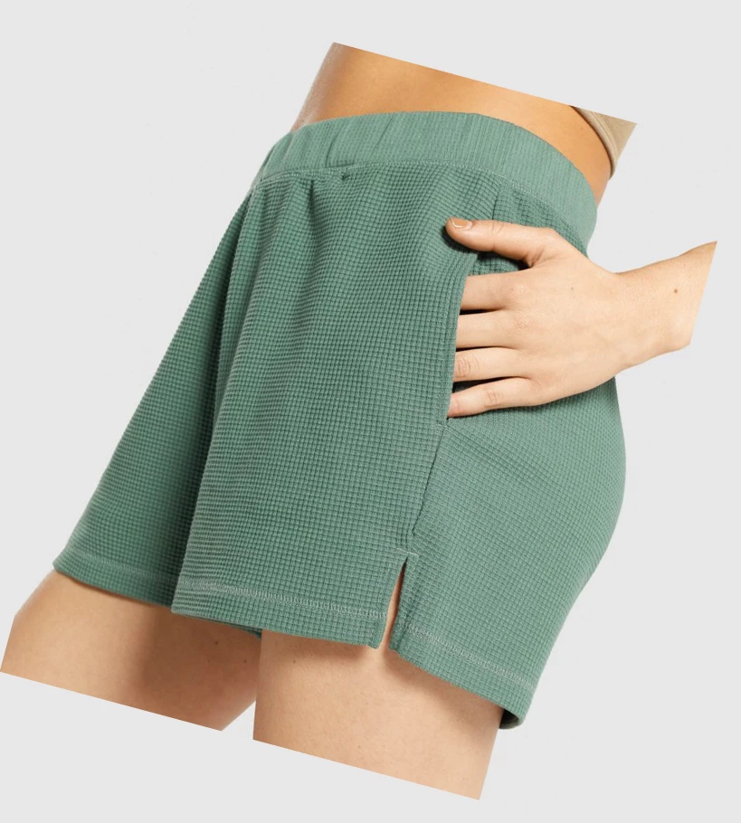 Bermudas Gymshark Pause Loose Mujer Verdes | VFYXIHJ-94