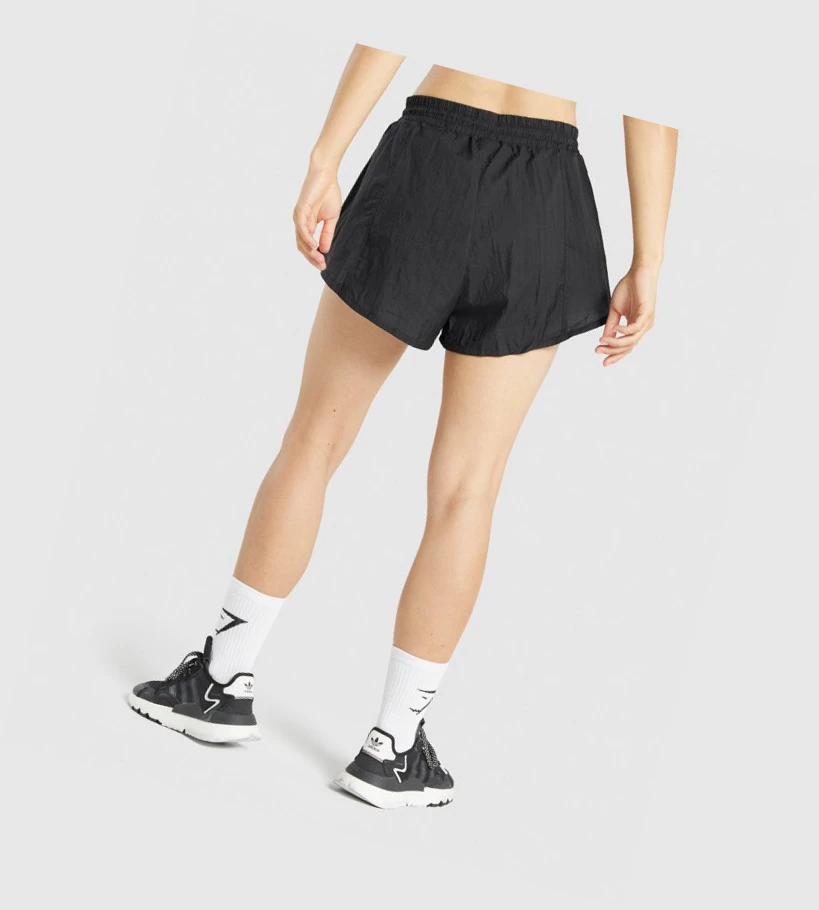 Bermudas Gymshark Pulse 2 in 1 Mujer Negros | MDRBLXO-92