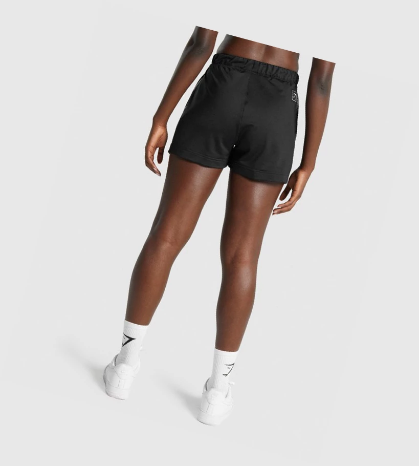 Bermudas Gymshark Recess Mujer Negros | QWEBJLN-96