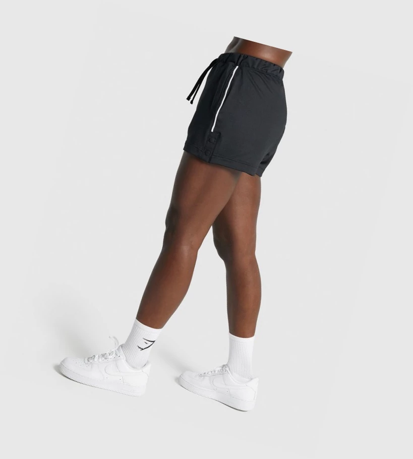 Bermudas Gymshark Recess Mujer Negros | QWEBJLN-96