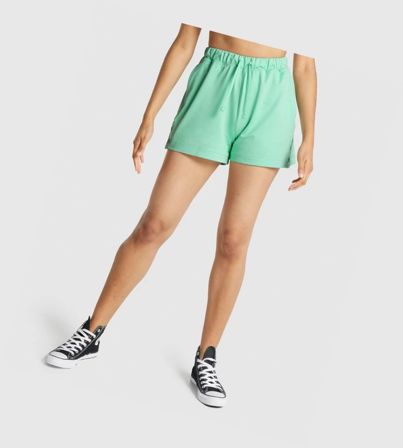 Bermudas Gymshark Recess Mujer Verdes Claro | ERWGNOU-46