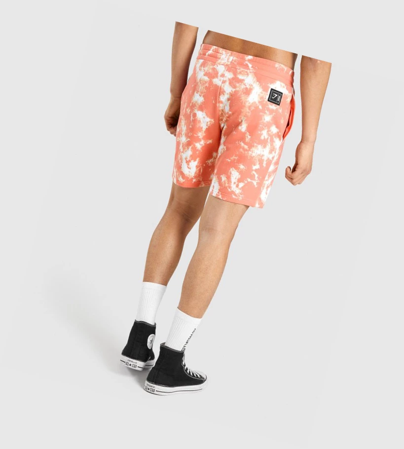 Bermudas Gymshark Restore Hombre Naranjas | DLVYMIW-64