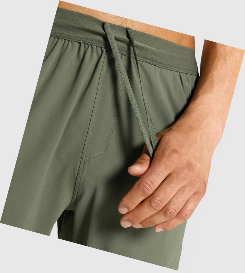 Bermudas Gymshark Studio Hombre Verdes | KVIWMNL-92