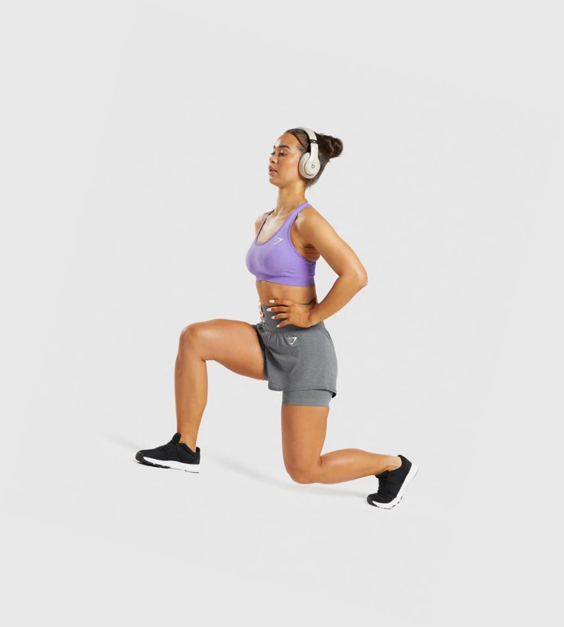 Bermudas Gymshark Vital Seamless 2.0 2-in-1 Mujer Grises | XICNEMJ-34