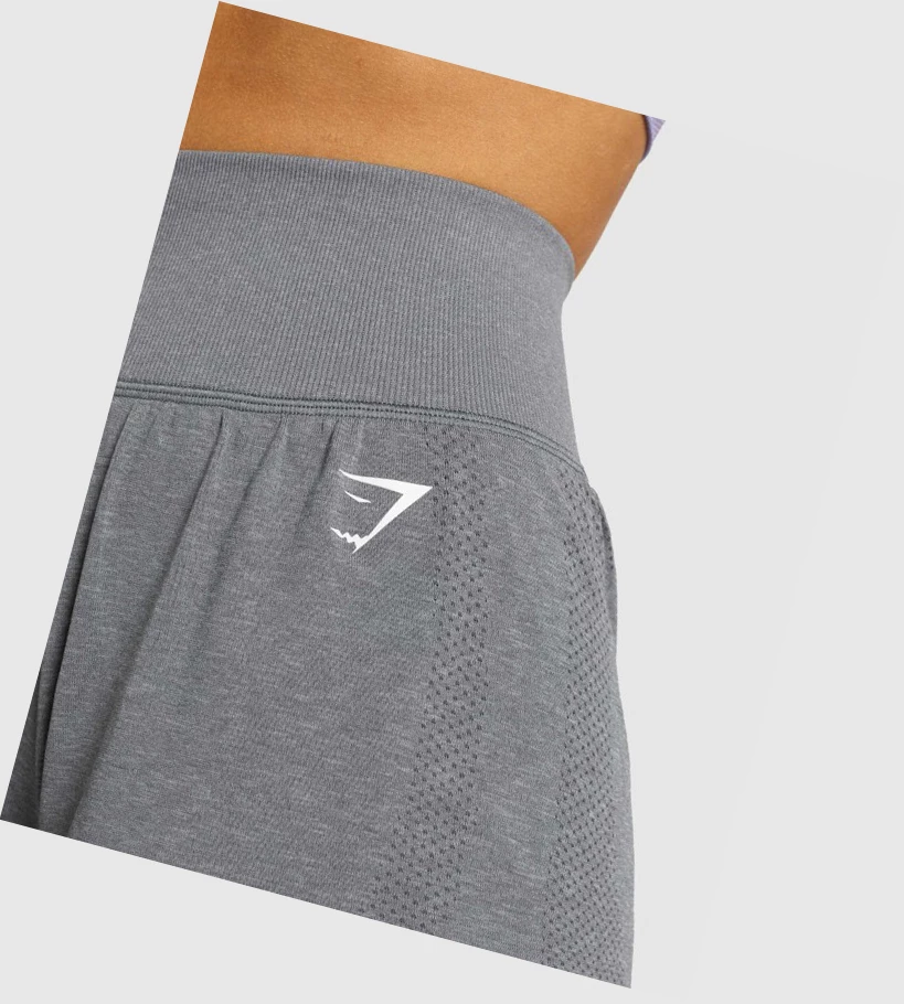 Bermudas Gymshark Vital Seamless 2.0 2-in-1 Mujer Grises | XICNEMJ-34