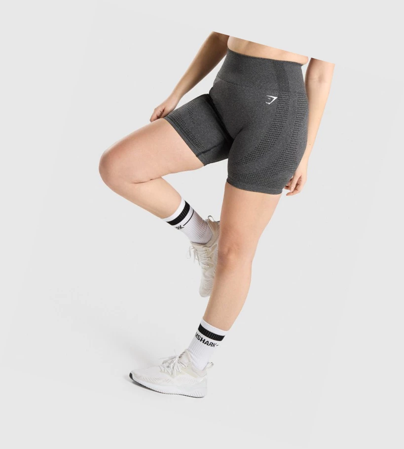 Bermudas Gymshark Vital Seamless 2.0 Mujer Grises | MWPXEIS-46