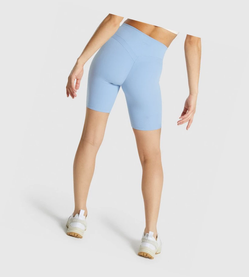 Bermudas Gymshark Whitney Cycling Mujer Azules | YWIJAVG-36