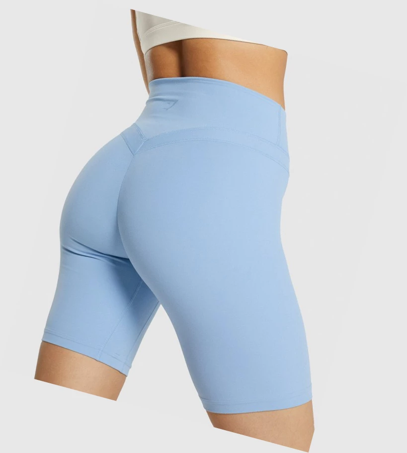 Bermudas Gymshark Whitney Cycling Mujer Azules | YWIJAVG-36