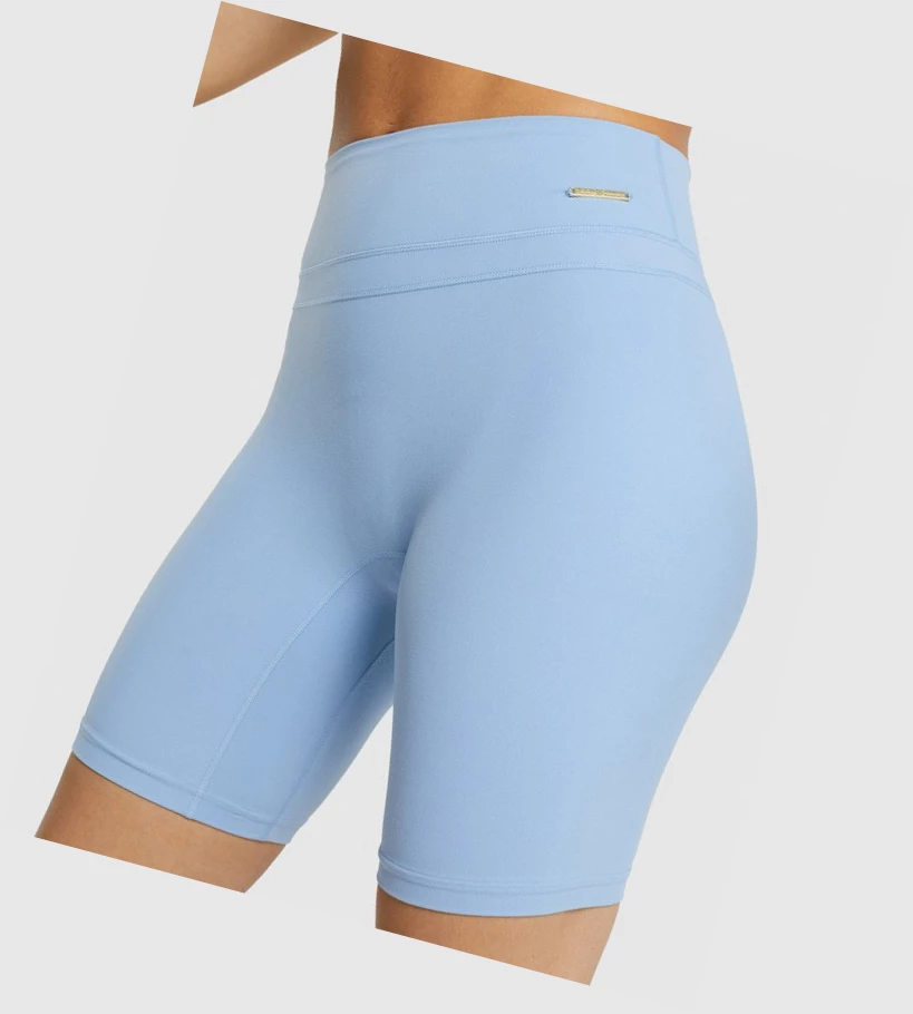 Bermudas Gymshark Whitney Cycling Mujer Azules | YWIJAVG-36