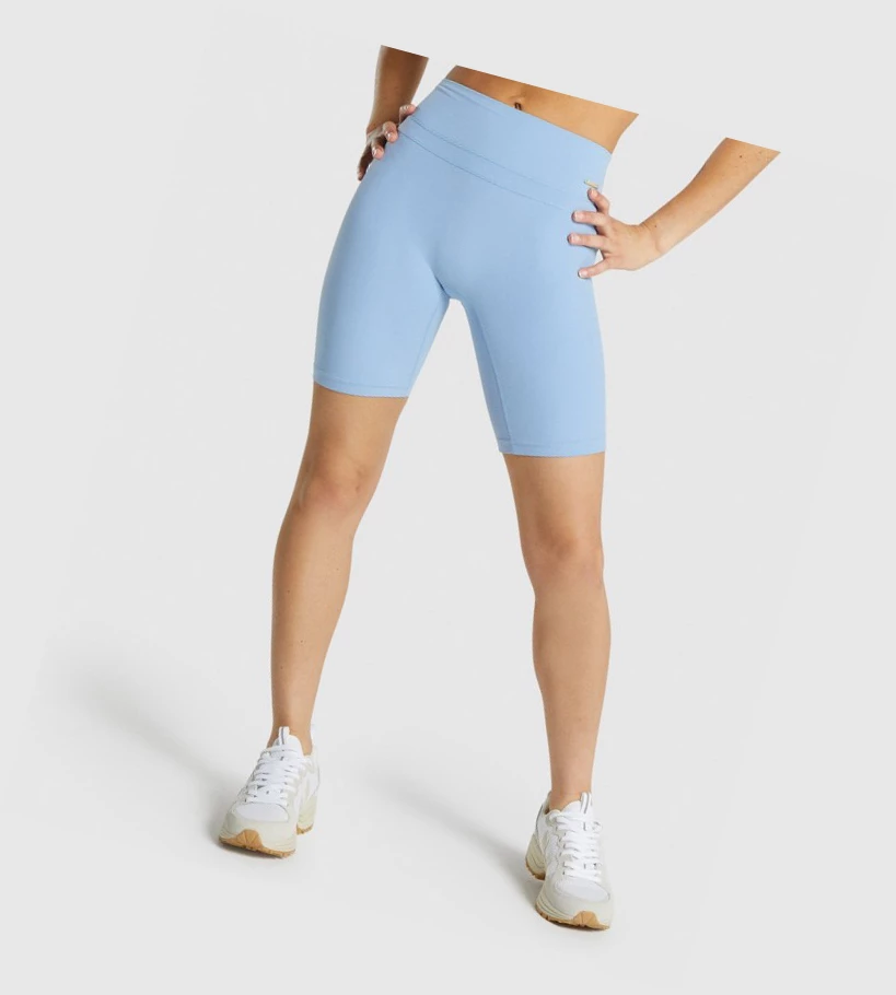 Bermudas Gymshark Whitney Cycling Mujer Azules | YWIJAVG-36