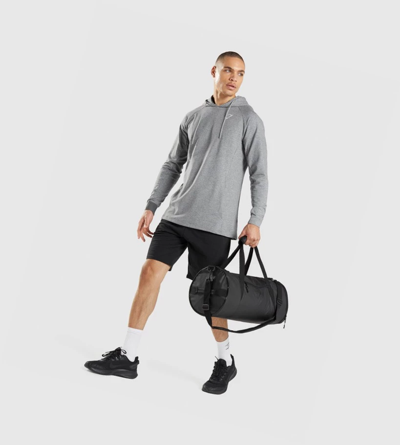 Bolsos & Mochilas Gymshark Barrel Hombre Negros | XEHCVMJ-68