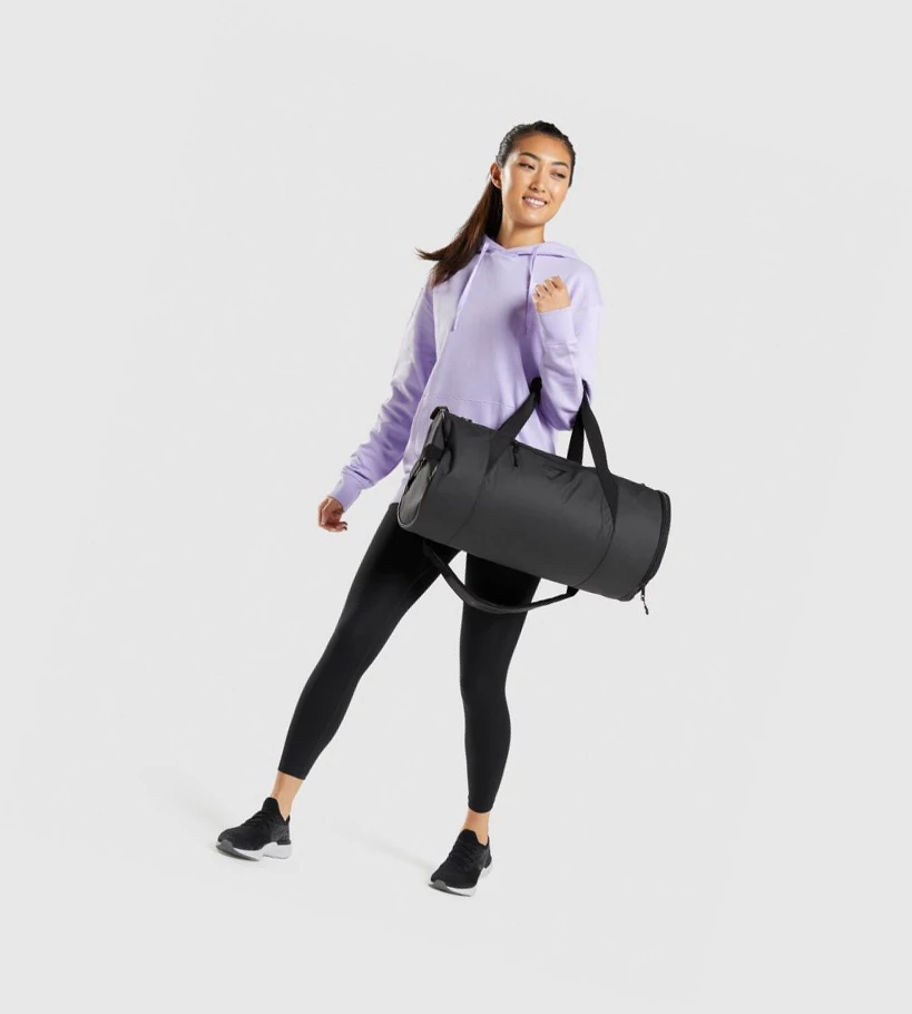 Bolsos & Mochilas Gymshark Barrel Mujer Negros | HLQZKPB-76