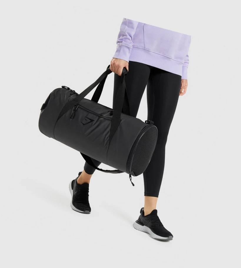 Bolsos & Mochilas Gymshark Barrel Mujer Negros | HLQZKPB-76