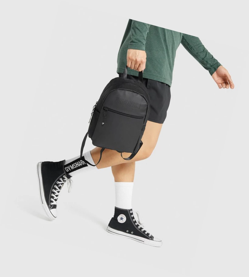 Bolsos & Mochilas Gymshark Everyday Mini Hombre Negros | ITBLPCW-53