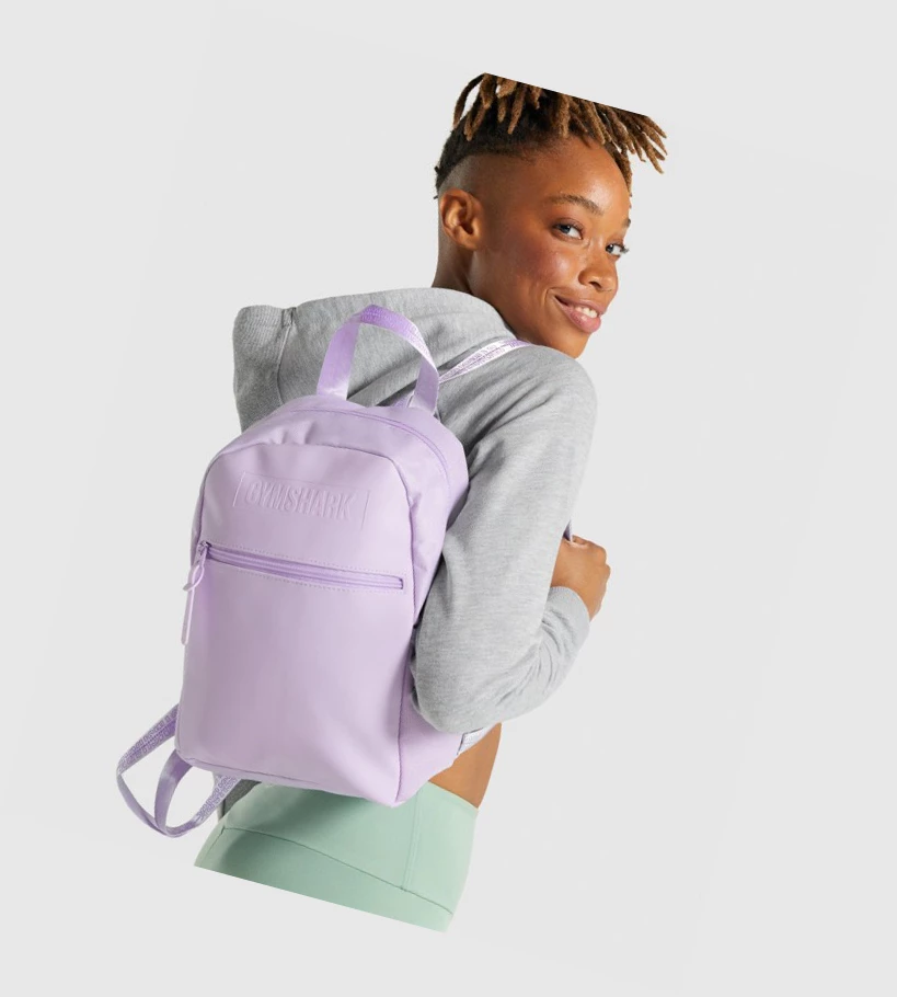 Bolsos & Mochilas Gymshark Everyday Mini Mujer Morados Claro | PWDJTQF-20