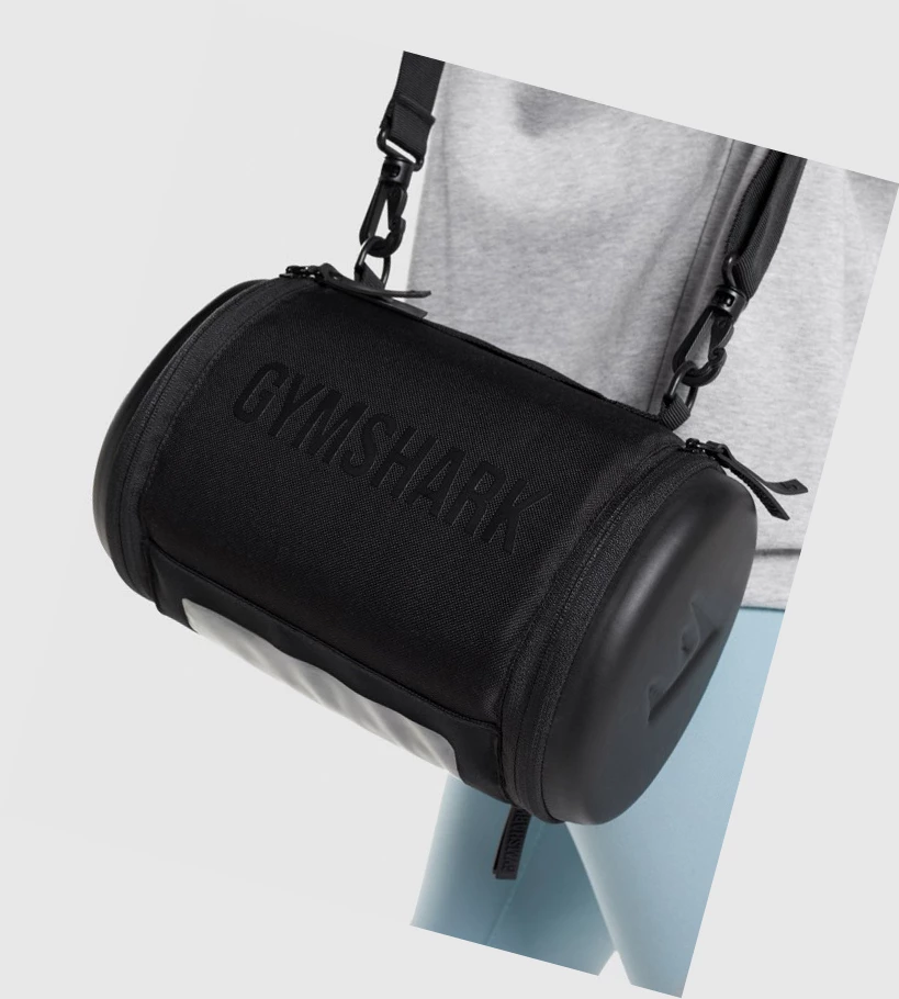 Bolsos & Mochilas Gymshark Lifting Club Barrel Hombre Negros | VZWBGNL-65