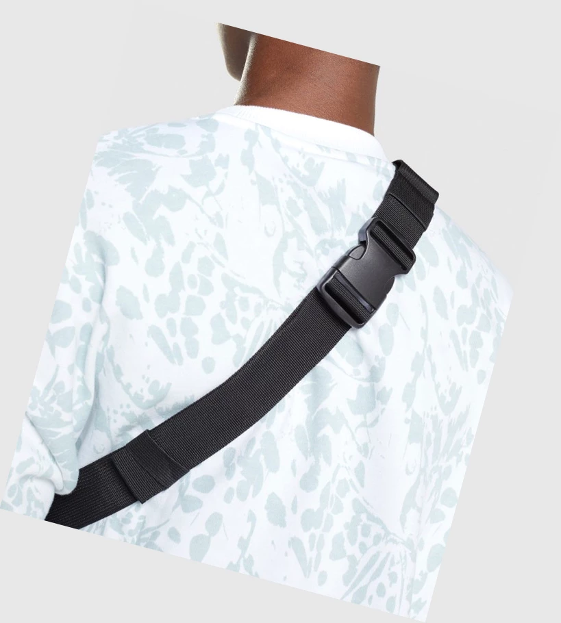 Bolsos & Mochilas Gymshark Manimal Sling Hombre Negros | ZESQUVO-68