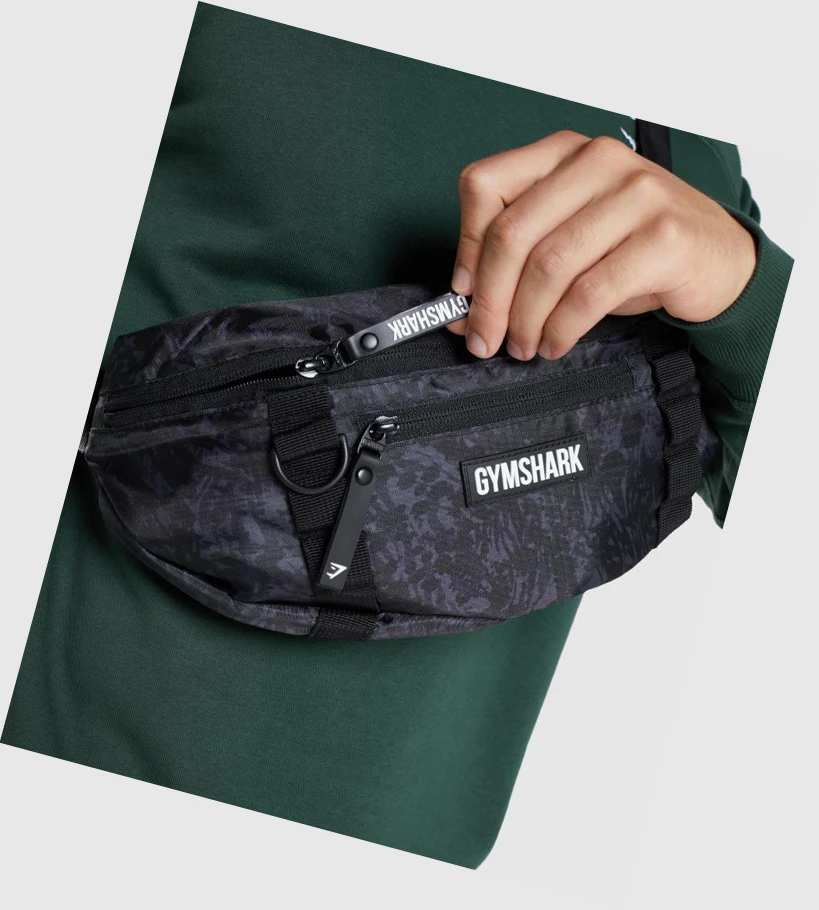 Bolsos & Mochilas Gymshark Manimal Sling Hombre Negros | ZESQUVO-68