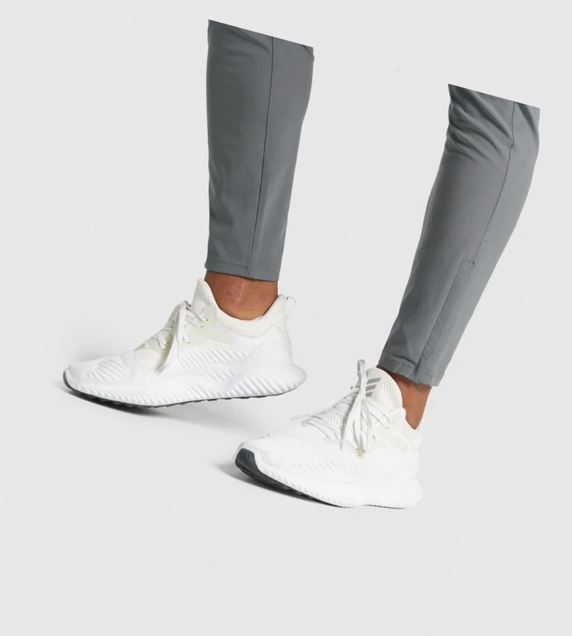 Calcetines Gymshark No Show Performance Hombre Blancos | TGXWNDP-10