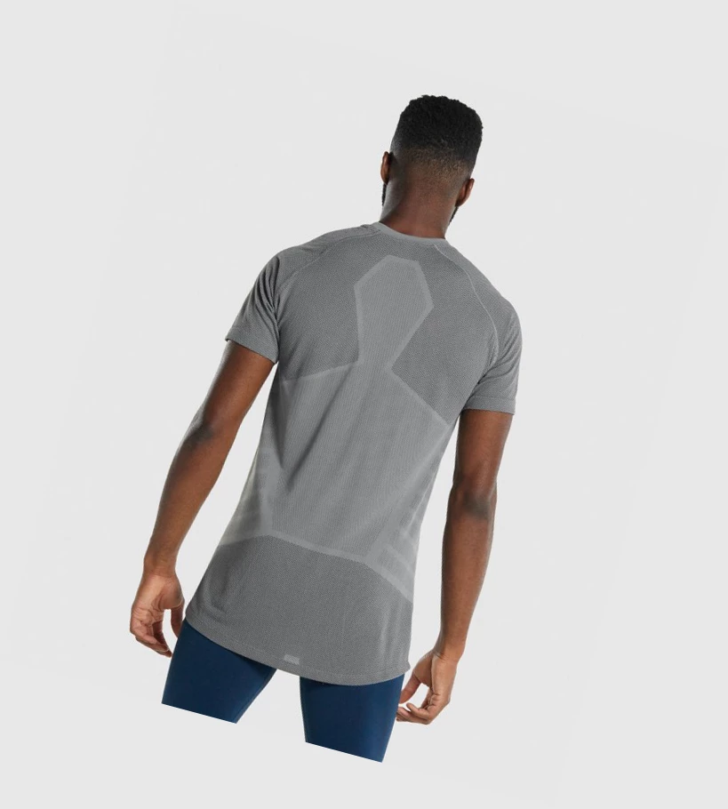 Camiseta Gymshark 315 Hombre Grises | QZUDWKO-36