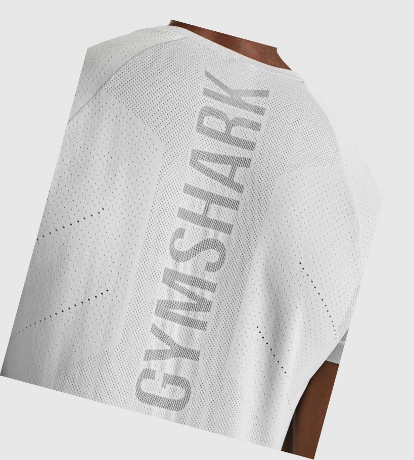 Camiseta Gymshark Apex Perform Hombre Grises Claro Grises | OFJPWBI-48