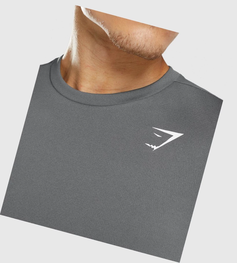 Camiseta Gymshark Arrival Hombre Grises | DKOLGQS-43