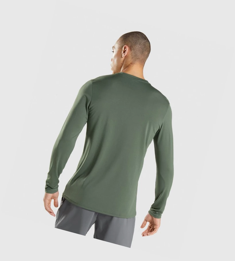 Camiseta Gymshark Arrival Hombre Verdes | XYQREBH-07