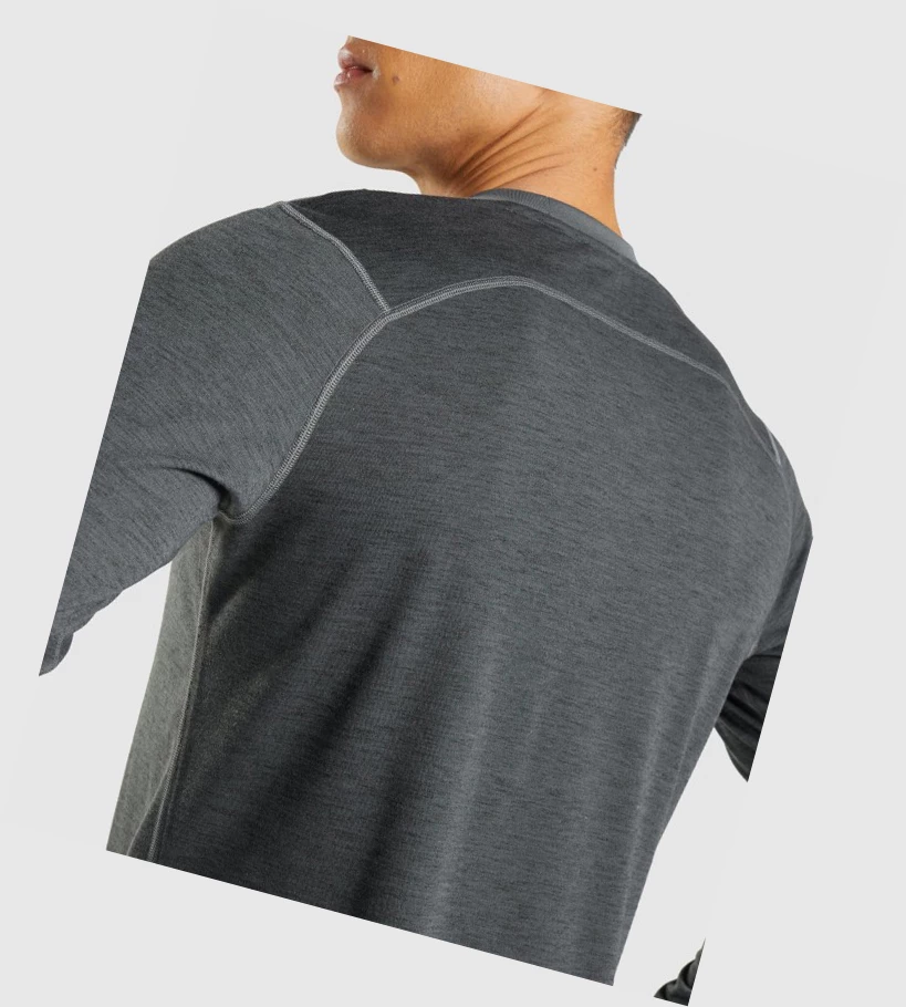 Camiseta Gymshark Retake Hombre Grises | XIBVFWD-46