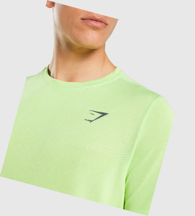 Camiseta Gymshark Vital Hombre Verdes | HKCEAZU-91