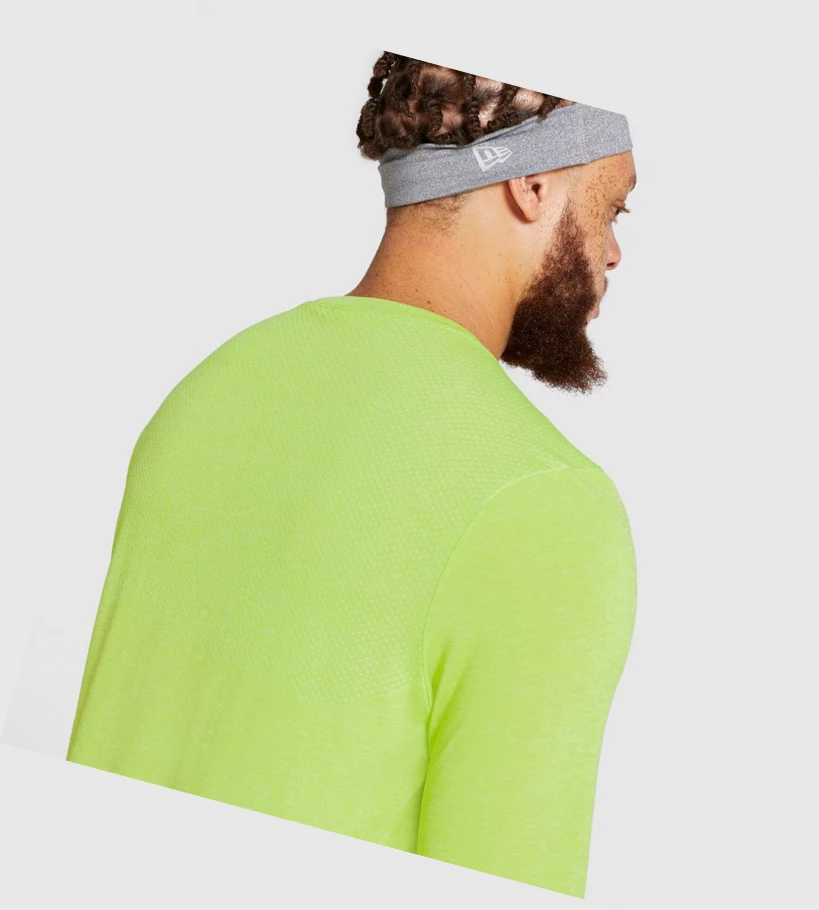 Camiseta Gymshark Vital Hombre Verdes | OVZXKBE-27