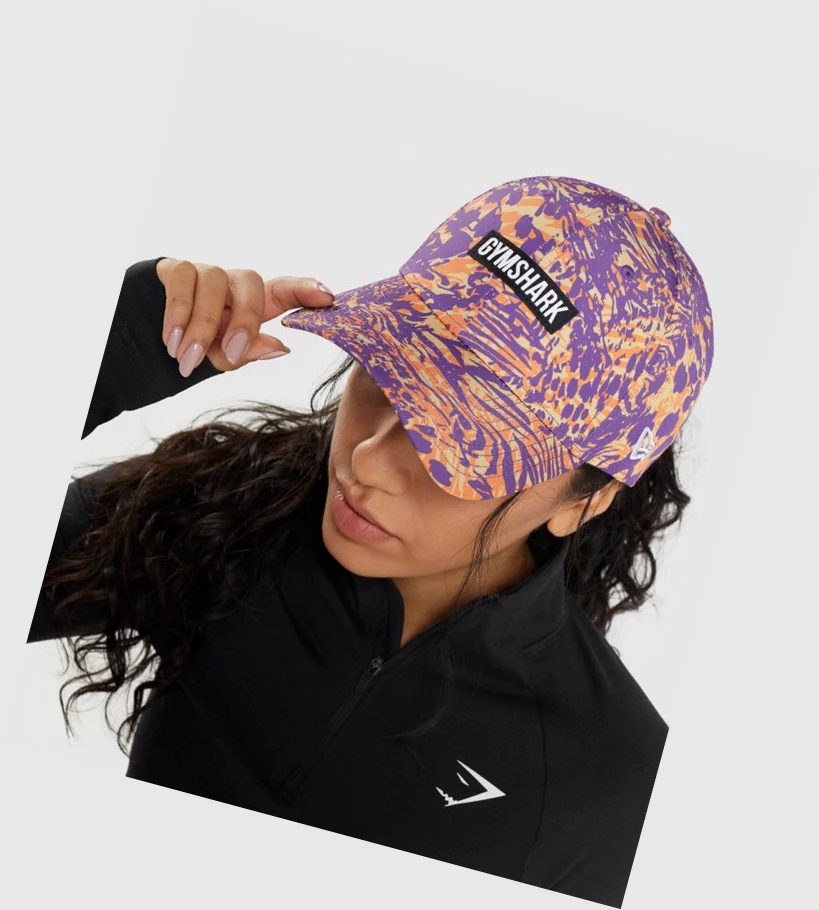 Headwear Gymshark Manimal Snapback Mujer Naranjas | CLAZHKS-45