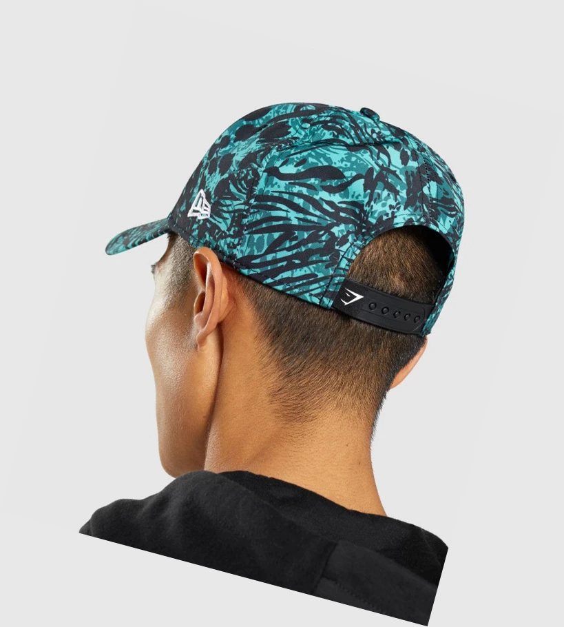 Headwear Gymshark Manimal Snapback Mujer Turquesa | ZYJBUNI-41