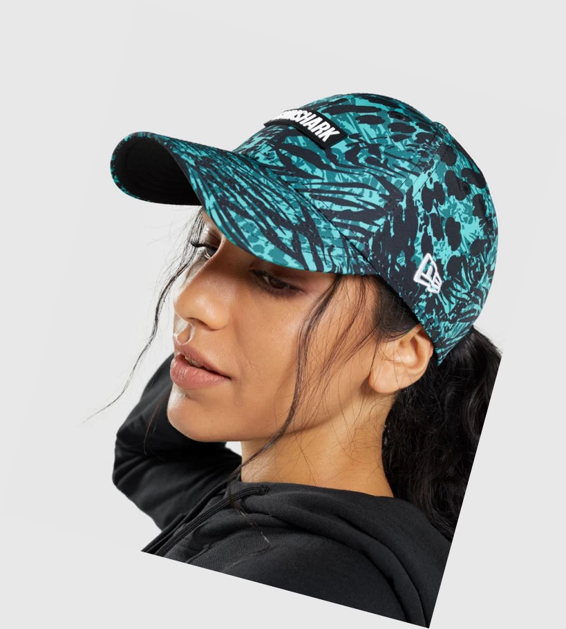 Headwear Gymshark Manimal Snapback Mujer Turquesa | ZYJBUNI-41