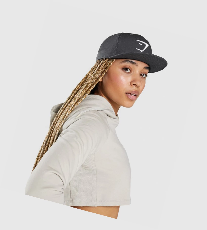 Headwear Gymshark New Era 9Fifty Snapback Mujer Grises Blancos | AGMXPLT-35