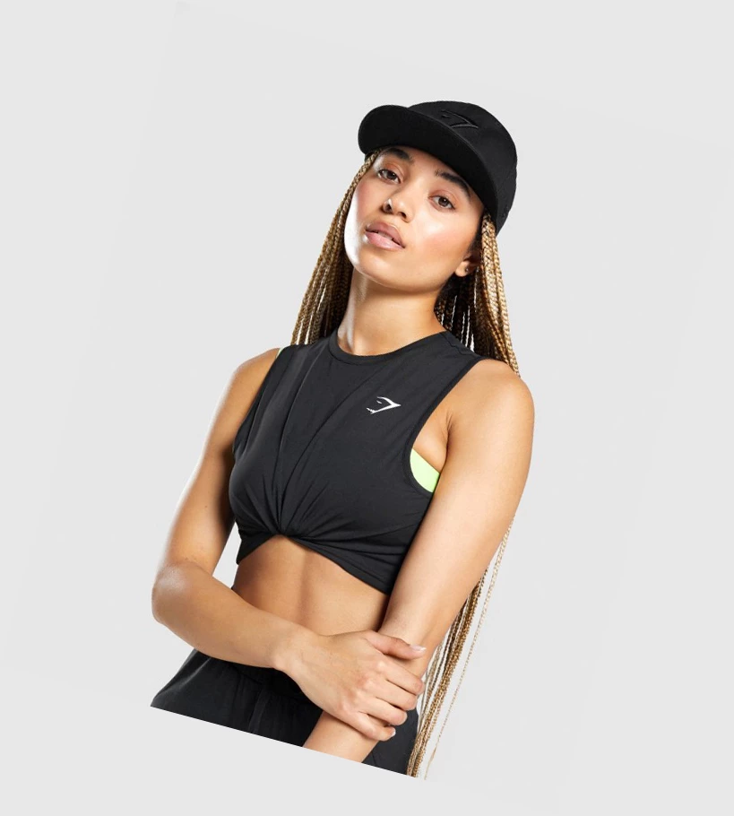 Headwear Gymshark New Era 9Fifty Snapback Mujer Negros | TNEOXHI-83