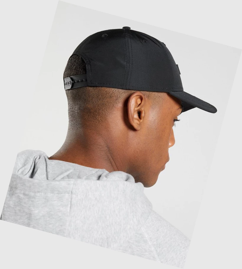 Headwear Gymshark New Era GS 9Forty Snapback Hombre Negros | IOAYWHU-46