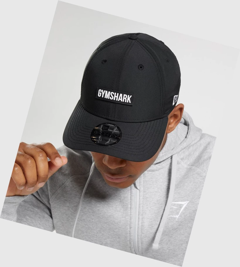 Headwear Gymshark New Era GS 9Forty Snapback Hombre Negros | IOAYWHU-46