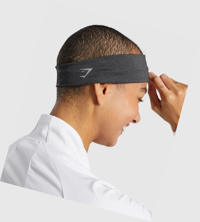 Headwear Gymshark New Era Headband Hombre Negros | BGWICYD-29