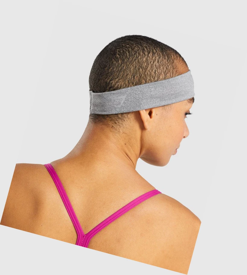 Headwear Gymshark New Era Headband Hombre Grises Claro | BICKYMV-24