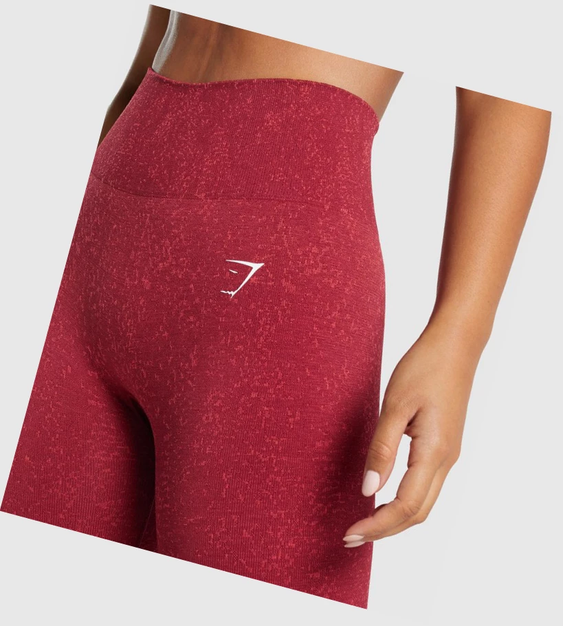 Leggins Gymshark Adapt Fleck Seamless High Waisted Mujer Vino | KYAPXUG-39